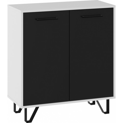 Kumode BOSS-02 2D, Balts/Melns Kumode BOSS-02 2D, Balts/Melns